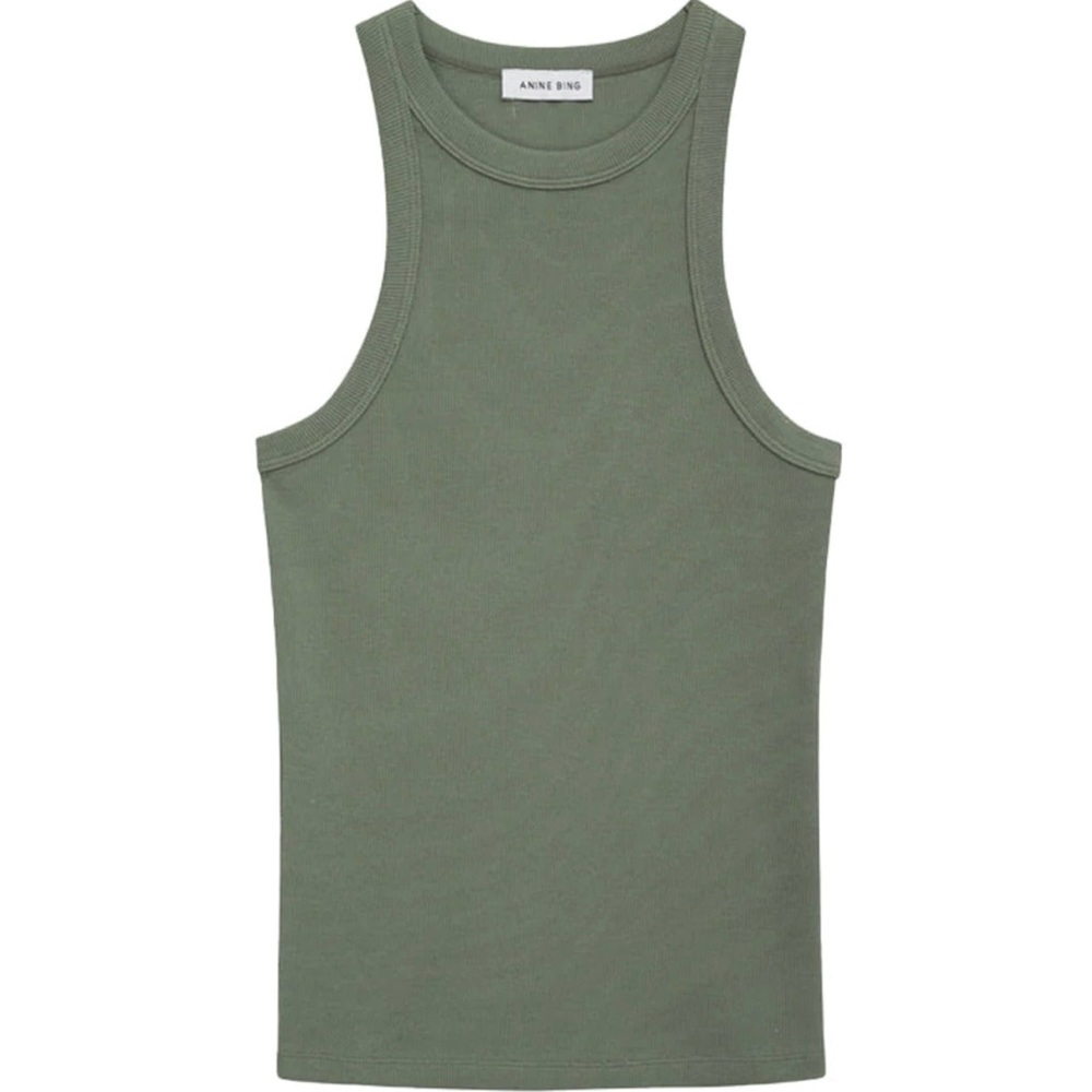 Anine Bing Eva Tank - Artichoke Size Small